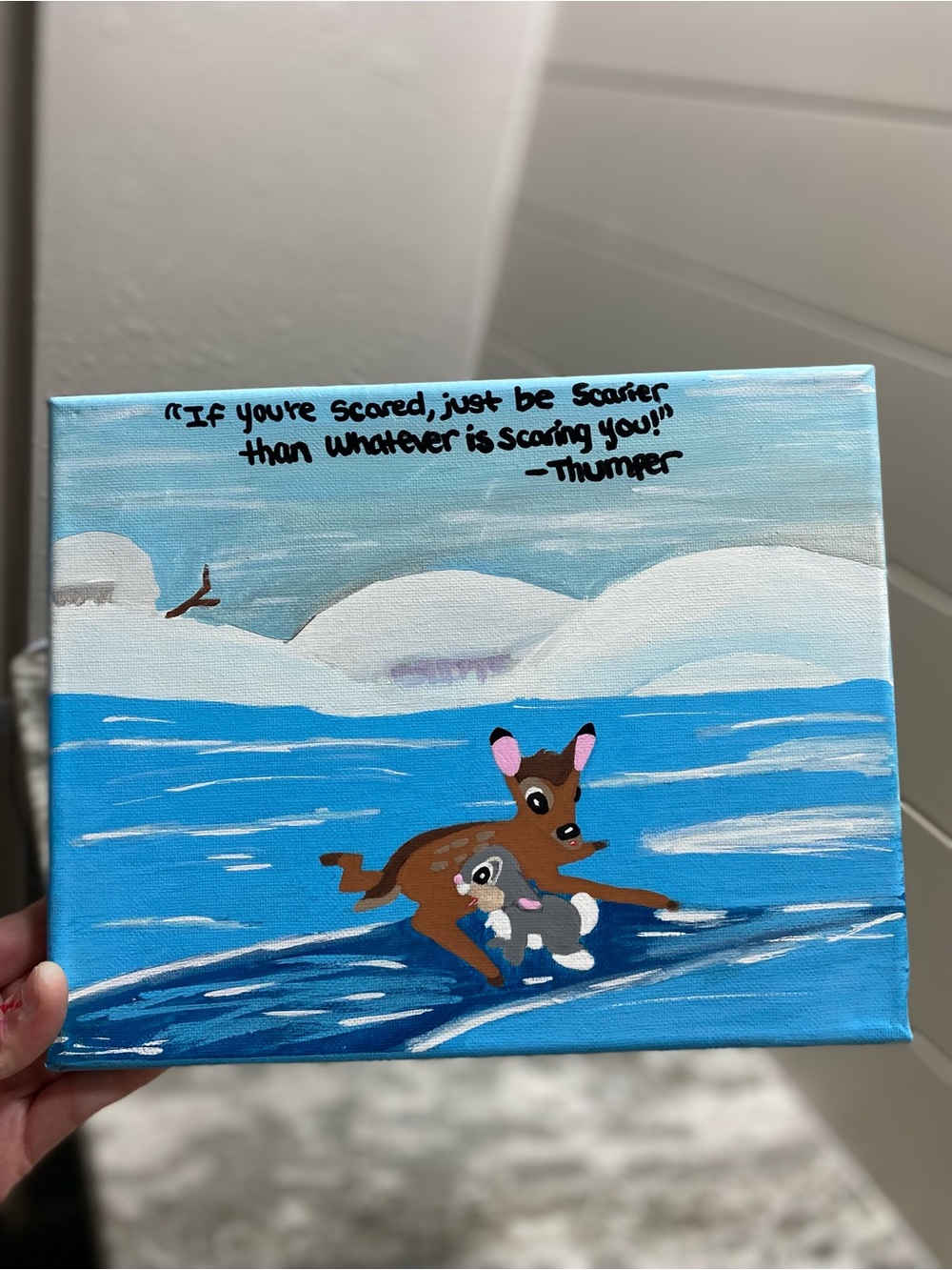 Hand- Crafted Disney Canvas Art - Picture 4 of 4